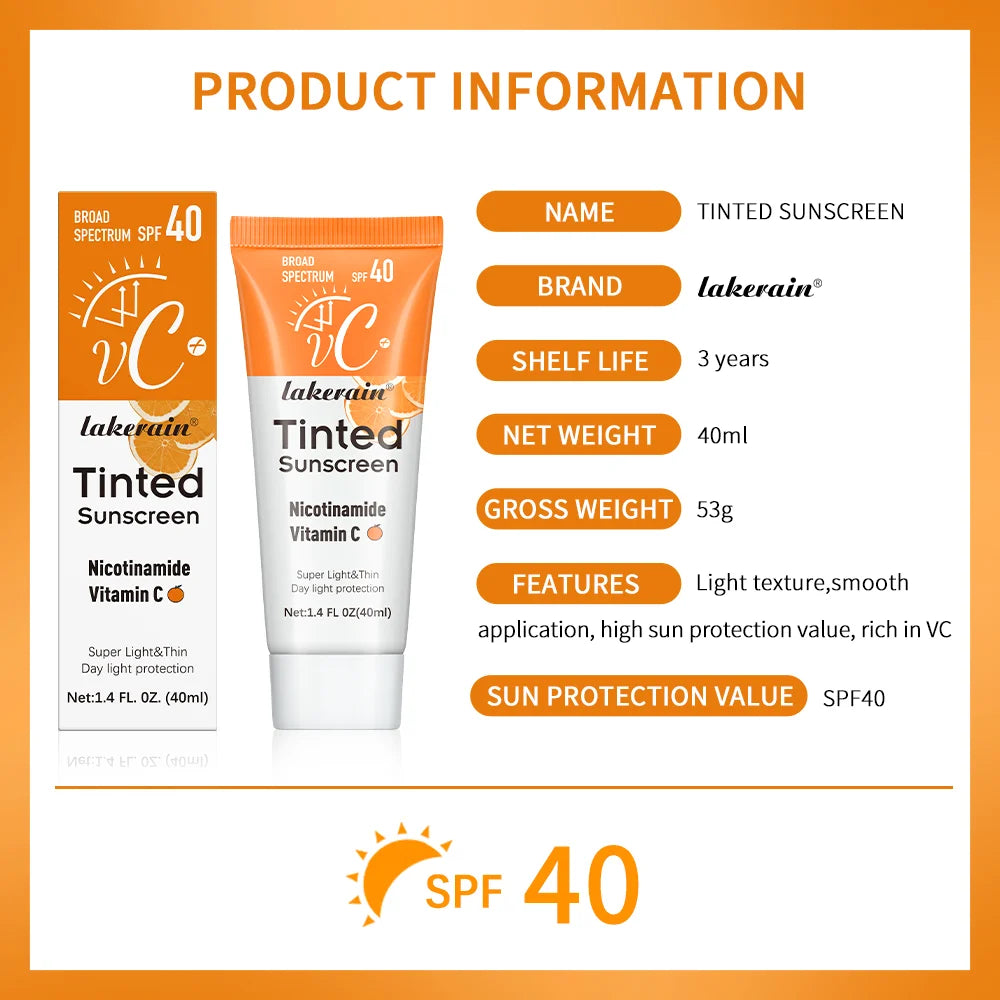 Lakerain Tinted Moisturizer SPF 40